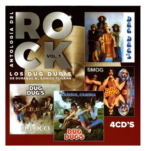 Los Dug Dug's Antologia Del Rock Volumen 1 Uno / 4 Discos Cd