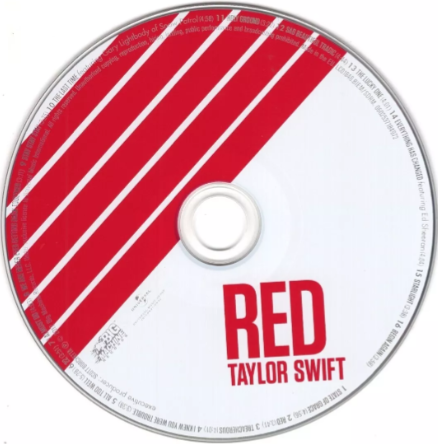 Taylor Swift Red Disco Cd