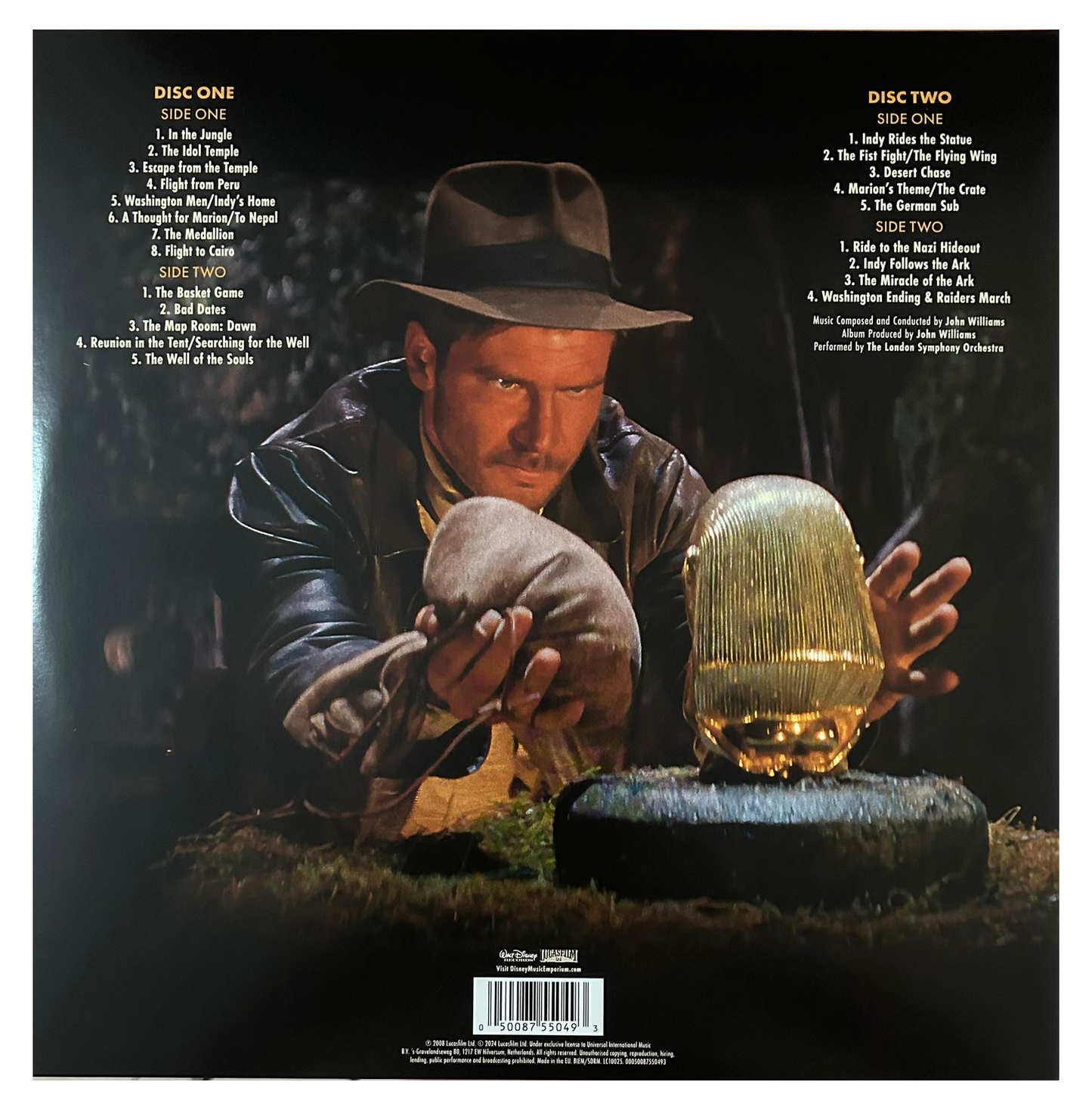 Indiana Jones And The Raiders Of The Lost Ark 2 Lp Vinyl