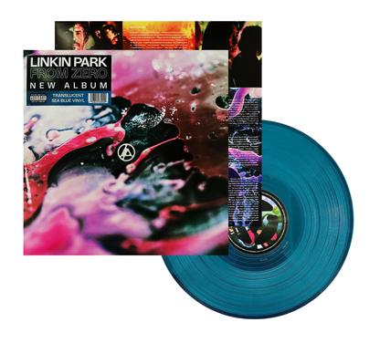 Linkin Park From Zero Sea Blue Azul Lp Vinyl