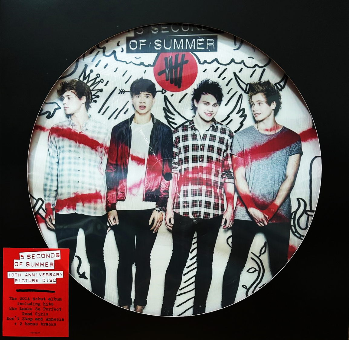 5sos 5 Seconds Of Summer 10th Anniversary Picture Lp Vinyl