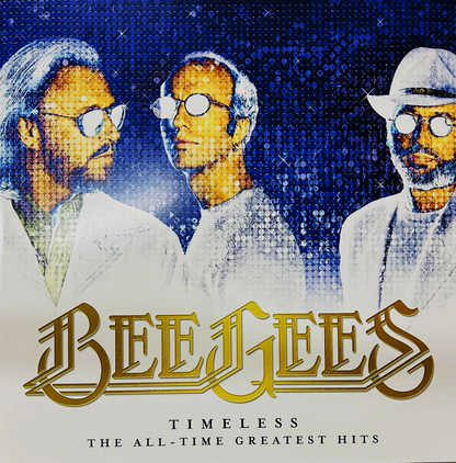 Bee Gees Timeless All Time Greatest Hits Blue Clear 2 Vinyl