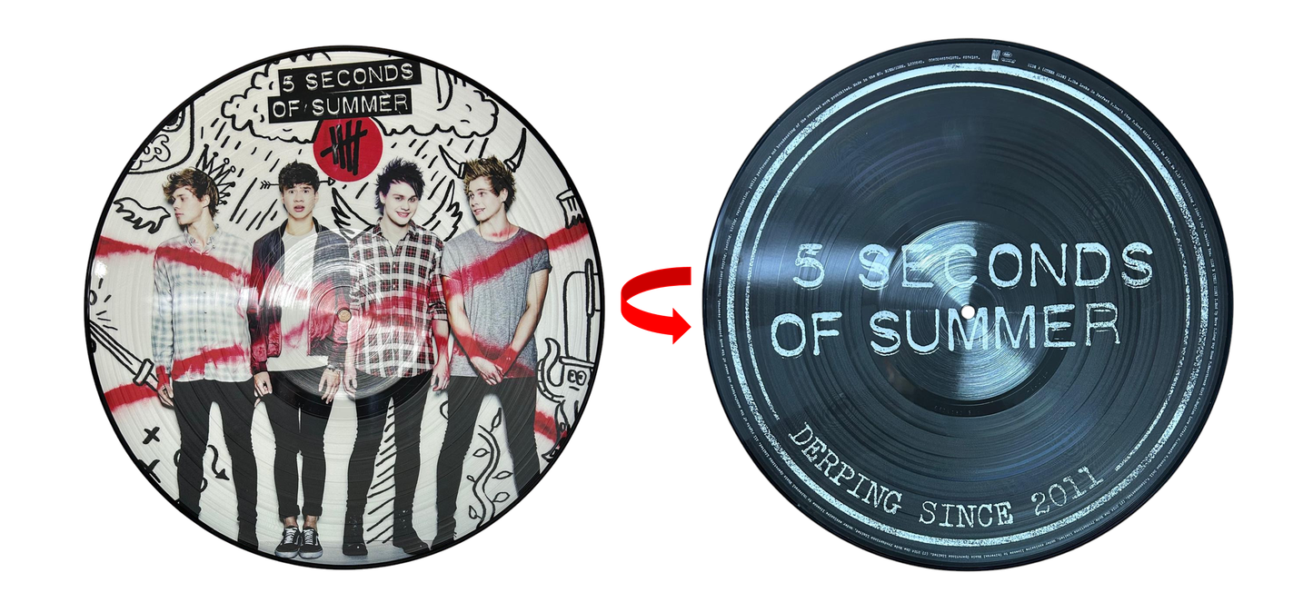 5sos 5 Seconds Of Summer 10th Anniversary Picture Lp Vinyl