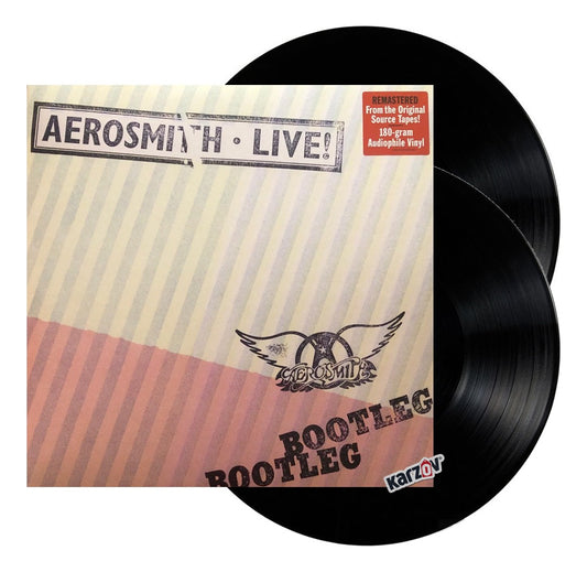 Aerosmith Live ! Bootleg 180g Remastered 2 Lp Vinyl