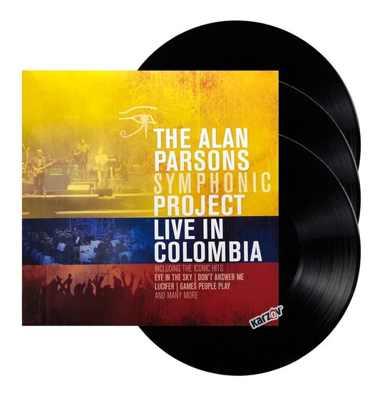 Alan Parsons Symphonic Project Live In Colombia 3 Lp Vinyl