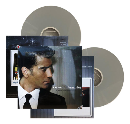 Alejandro Fernandez De Noche Clasicos A Mi Manera Gris Grey 2 Lp Vinyl