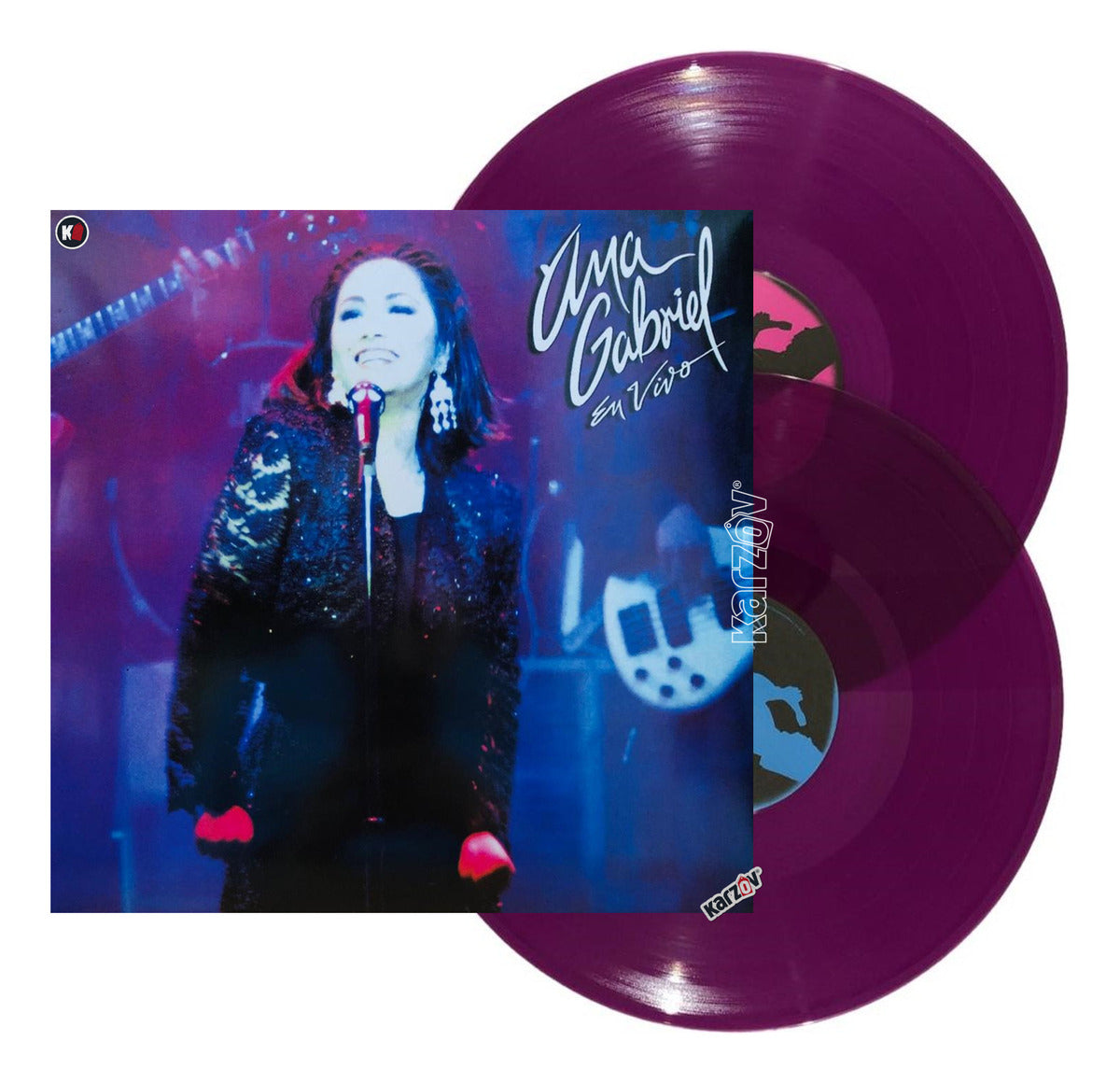 Ana Gabriel En Vivo Purple Morado 2 Lp Vinyl