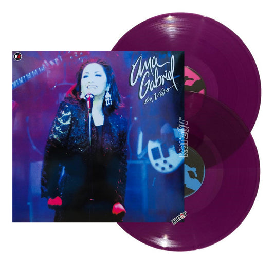 Ana Gabriel En Vivo Purple Morado 2 Lp Vinyl