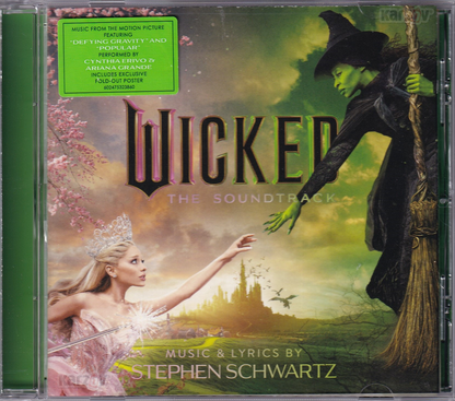 Wicked Soundtrack Ariana Grande Stephen Schwartz Poster + Cd