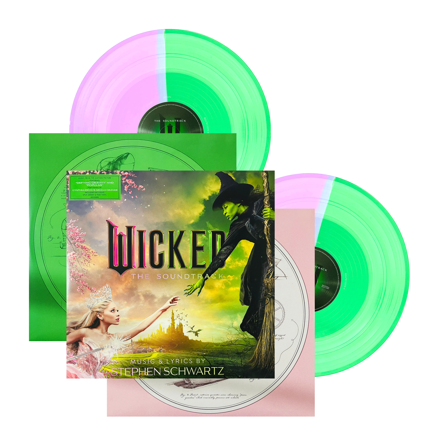 Wicked Soundtrack Ariana Grande Stephen Schwartz 2 Lp Vinyl