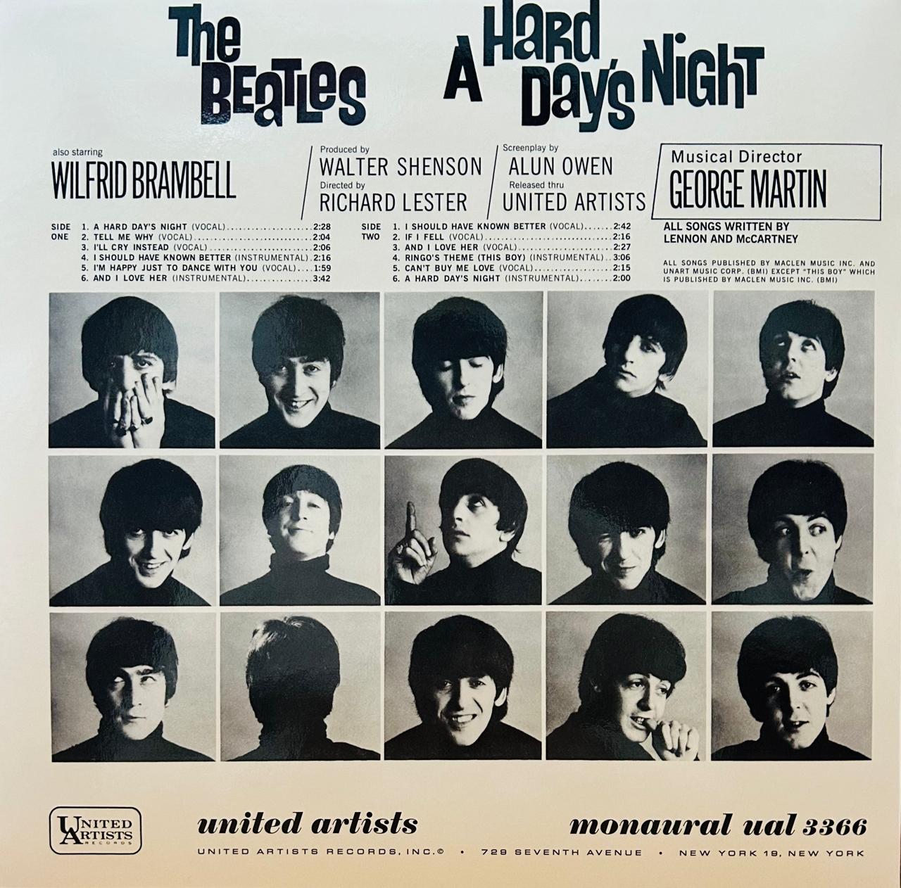 The Beatles A Hard Day's Night 2024 Lp Vinyl