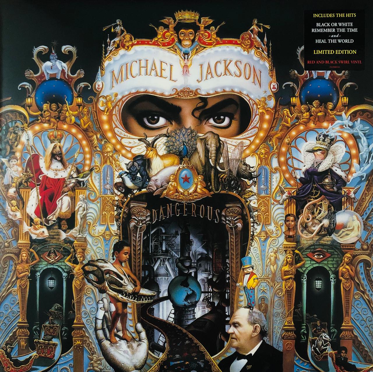 Michael Jackson Dangerous 2 Lp Acetato Vinyl Rojo