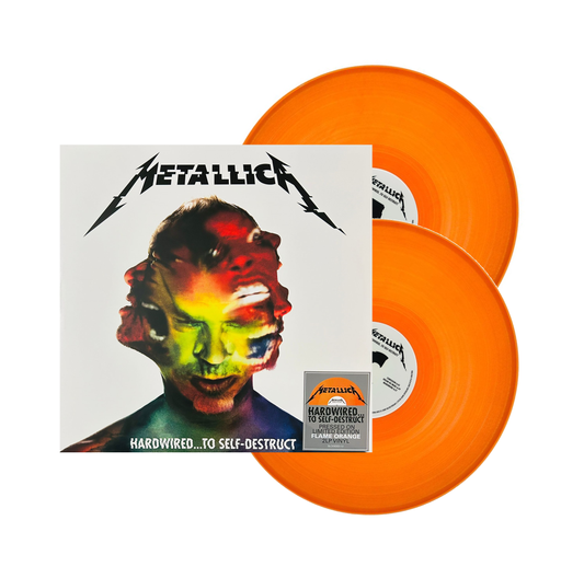 Metallica Hardwired To Self Destruct Flame Orange 2 Lp Vinyl