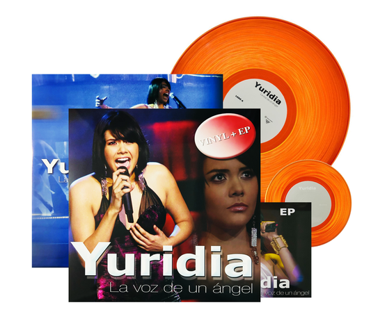 Yuridia La Voz De Un Angel (12 Y 7 Pulgadas) Orange 2 Lp Vinyl