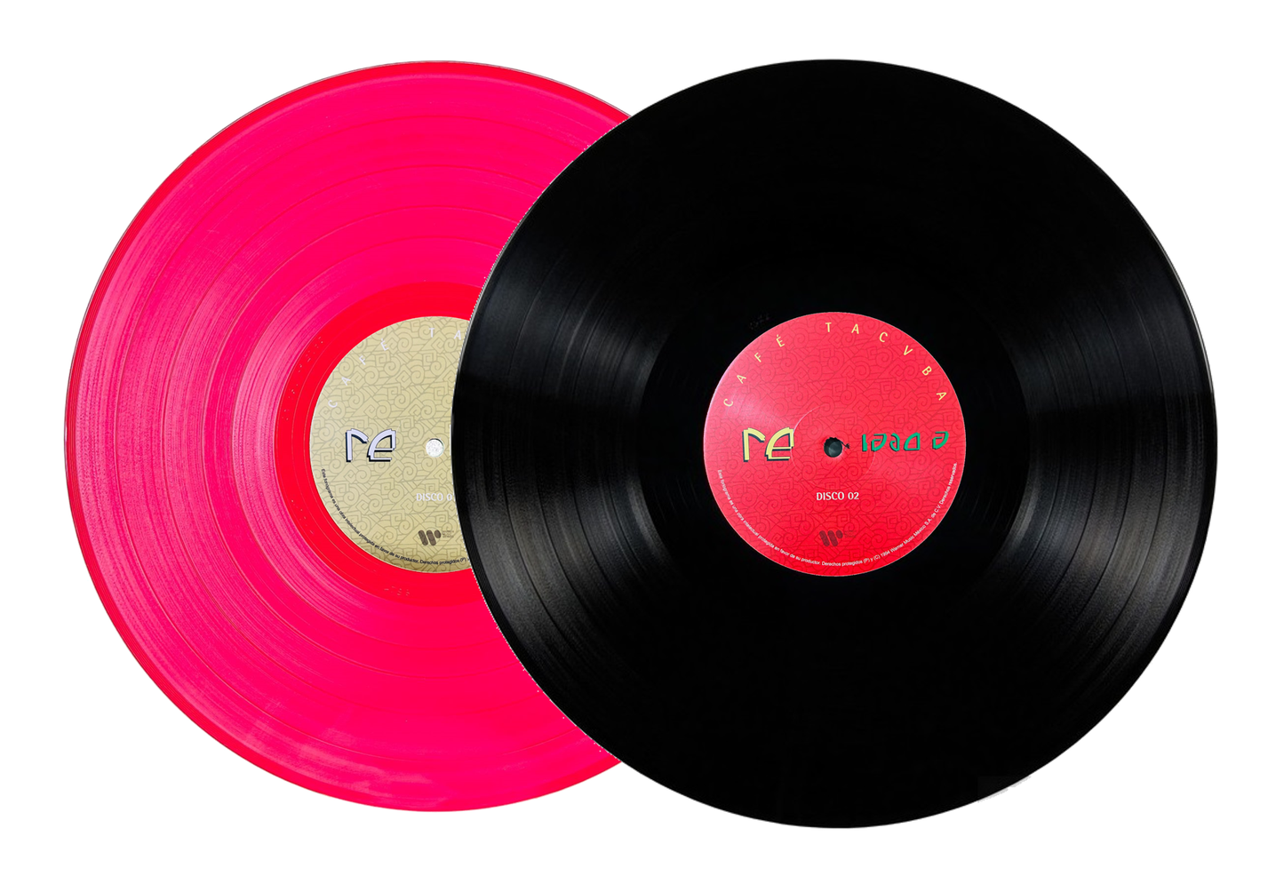 Cafe Tacuba Re 30th Anniversary Red & Black 2 Lp Vinyl