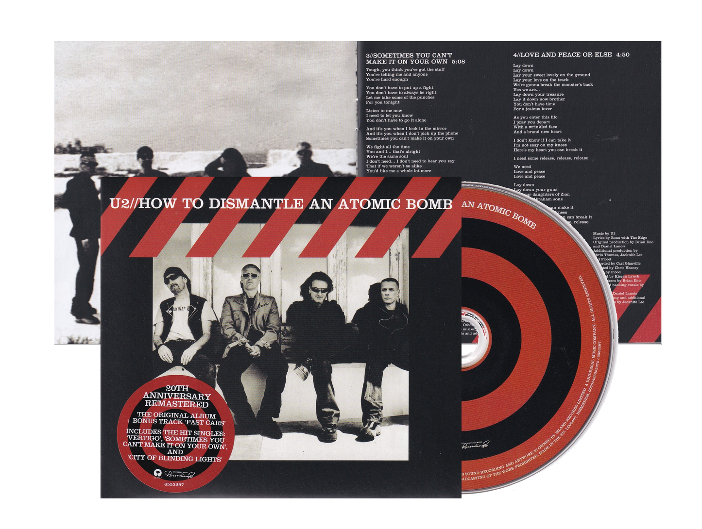 U2 How To Dismantle An Atomic Bomb 20th Anniversary Disco Cd