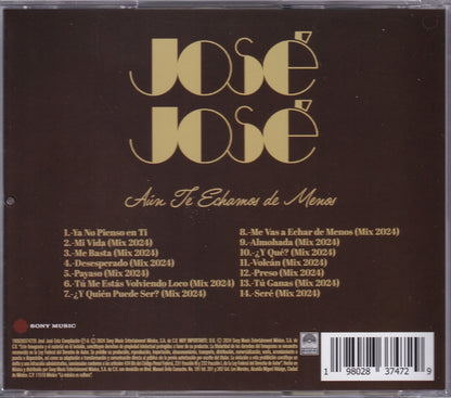 Jose Jose Aun Te Echamos De Menos Disco Cd