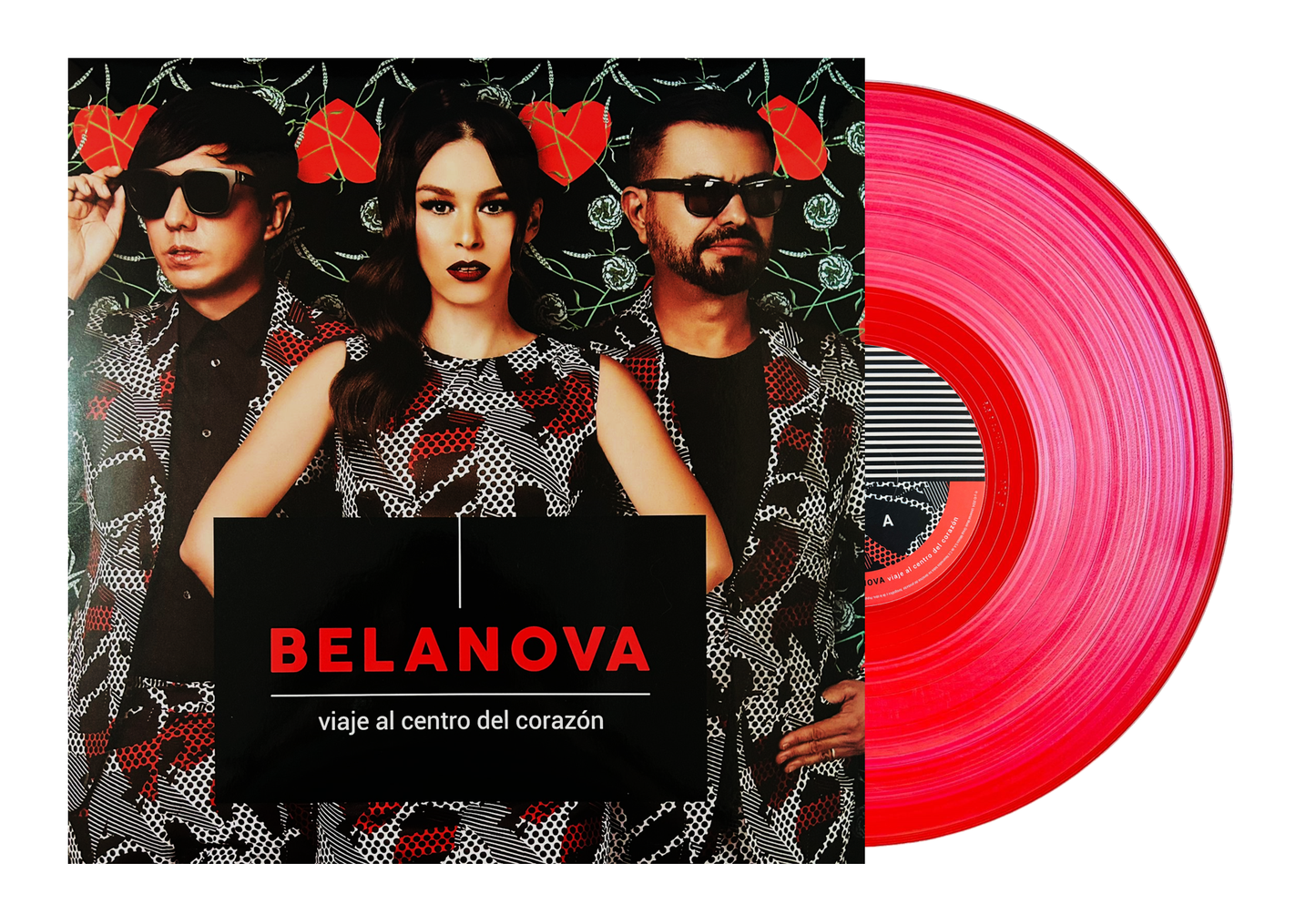 Belanova Viaje Al Centro Del Corazon Rojo Red Lp Vinyl