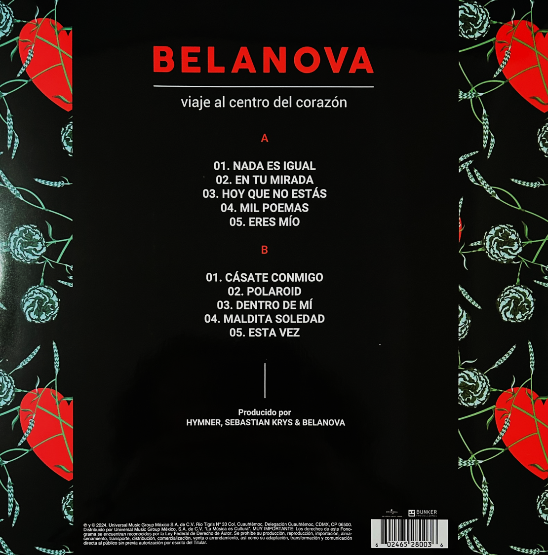 Belanova Viaje Al Centro Del Corazon Rojo Red Lp Vinyl