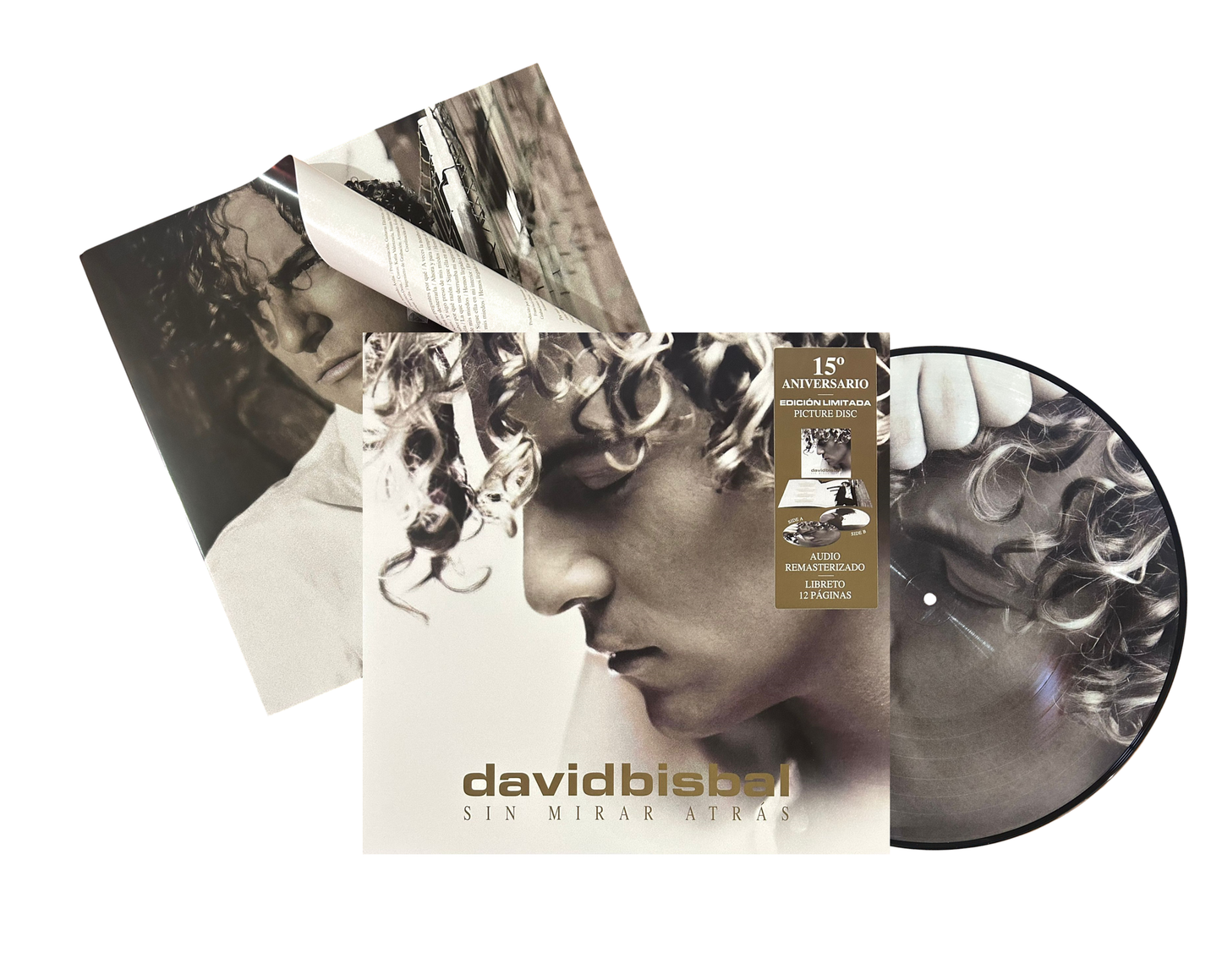 David Bisbal Sin Mirar Atras 15 Aniversario Picture Lp Vinyl