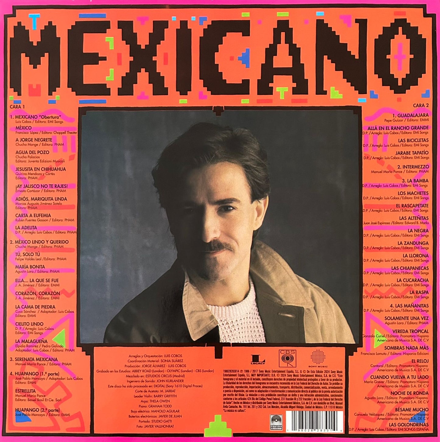 Luis Cobos Mexicano Naranja Lp Vinyl