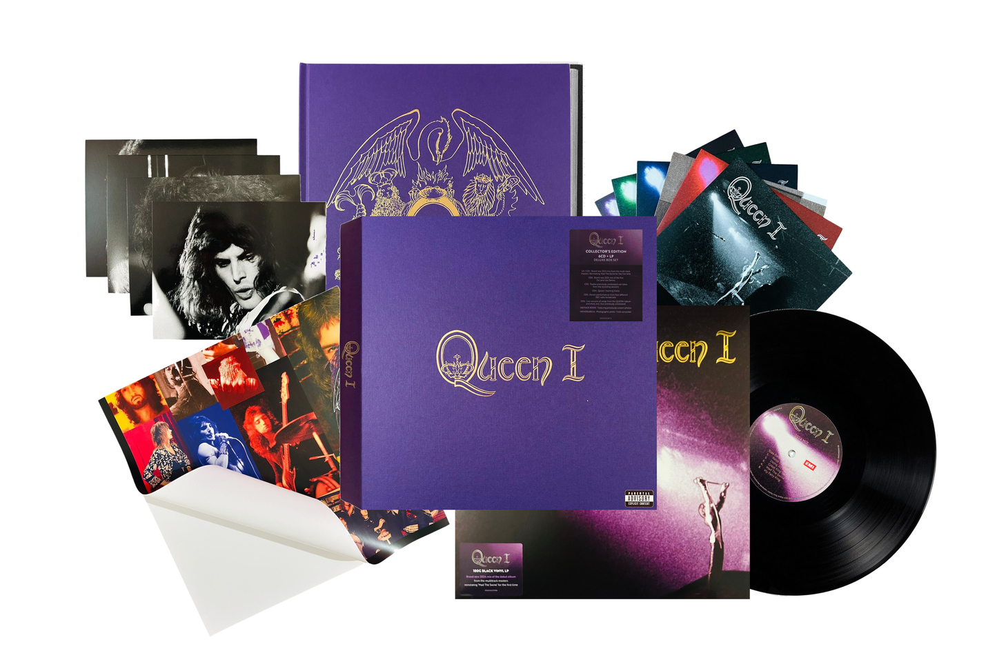 Queen 1 Uno Collectors Edition Box Deluxe 6 Cd + Lp + Book