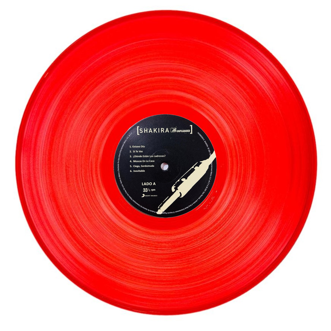 Shakira Mtv Unplugged Red Rojo Lp Vinyl