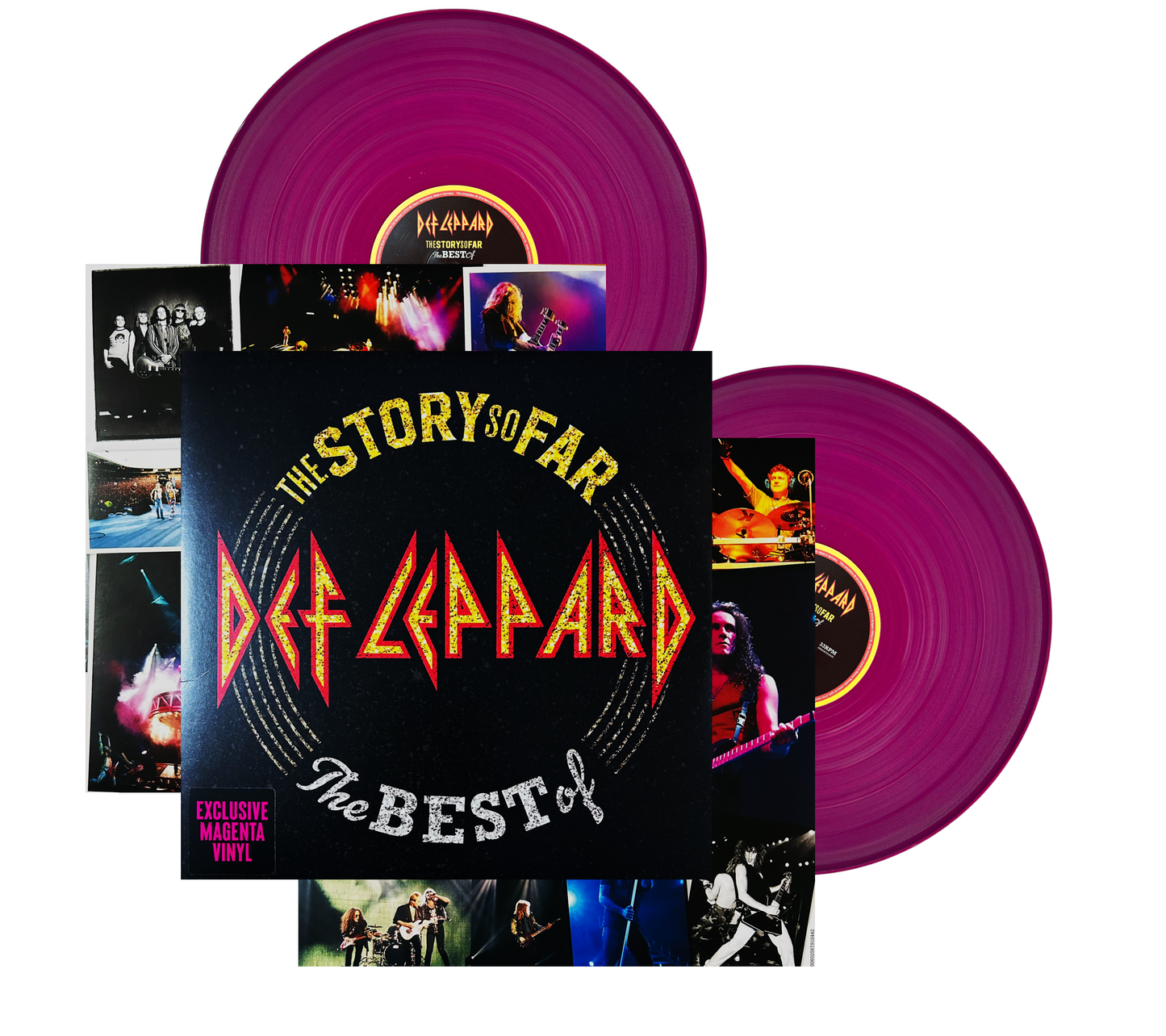 The Story So Far The Best Of Def Leppard Magenta 2 Lp Vinyl