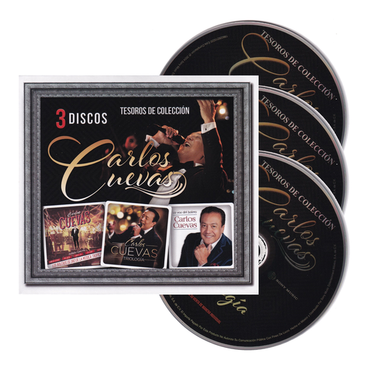 Carlos Cuevas Tesoros De Coleccion 3 Discos Cd