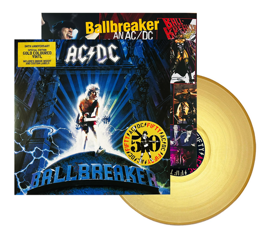 Ac/dc Ballbreaker 50th Anniversary Dorado Gold Lp Vinyl