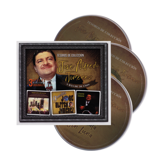 Jose Alfredo Jimenez Tesoros De Coleccion Box 3 Disco Cd