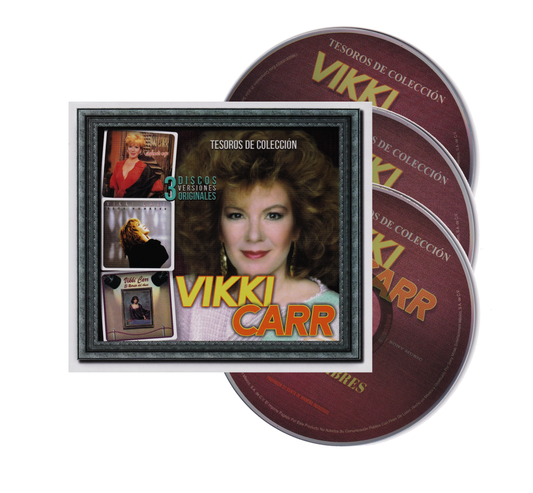 Vikki Carr Tesoros De Coleccion Box 3 Discos Cd