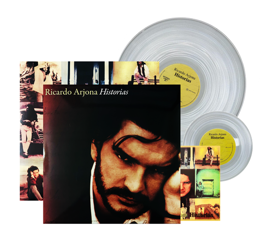 Ricardo Arjona Historias Clear 2 Lp Vinyl (12 Y 7 Pulgadas)