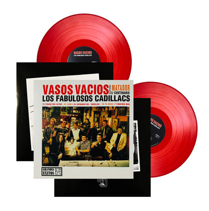 Los Fabulosos Cadillacs Vasos Vacios Rojo Red 2 Lp Viny