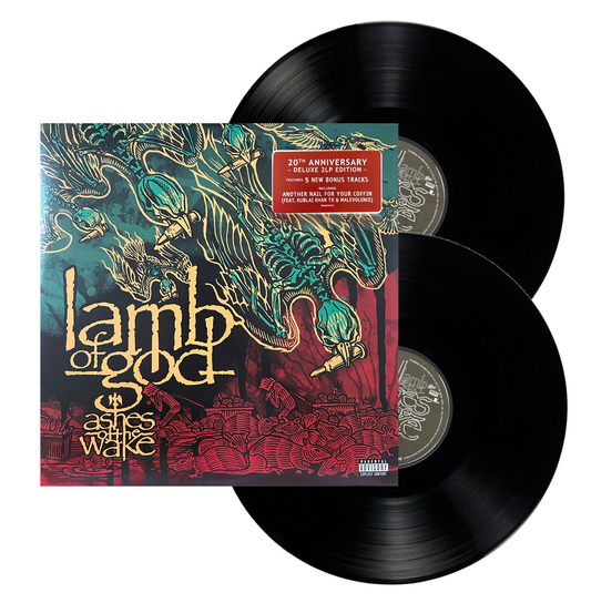 Lamb Of God Ashes Of The Wake 20th Anniversary 2 Lp Vinyl