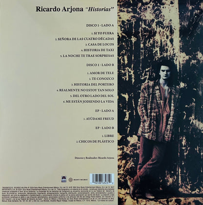 Ricardo Arjona Historias Clear 2 Lp Vinyl (12 Y 7 Pulgadas)