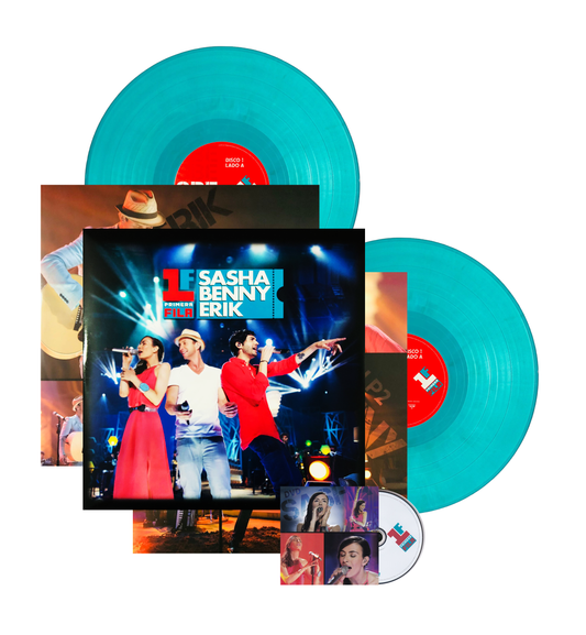 Sasha Benny Erik Primera Fila Azul Blue Lp Vinyl