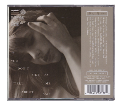 Taylor Swift Tortured Poets Department The Bolter Disco Cd